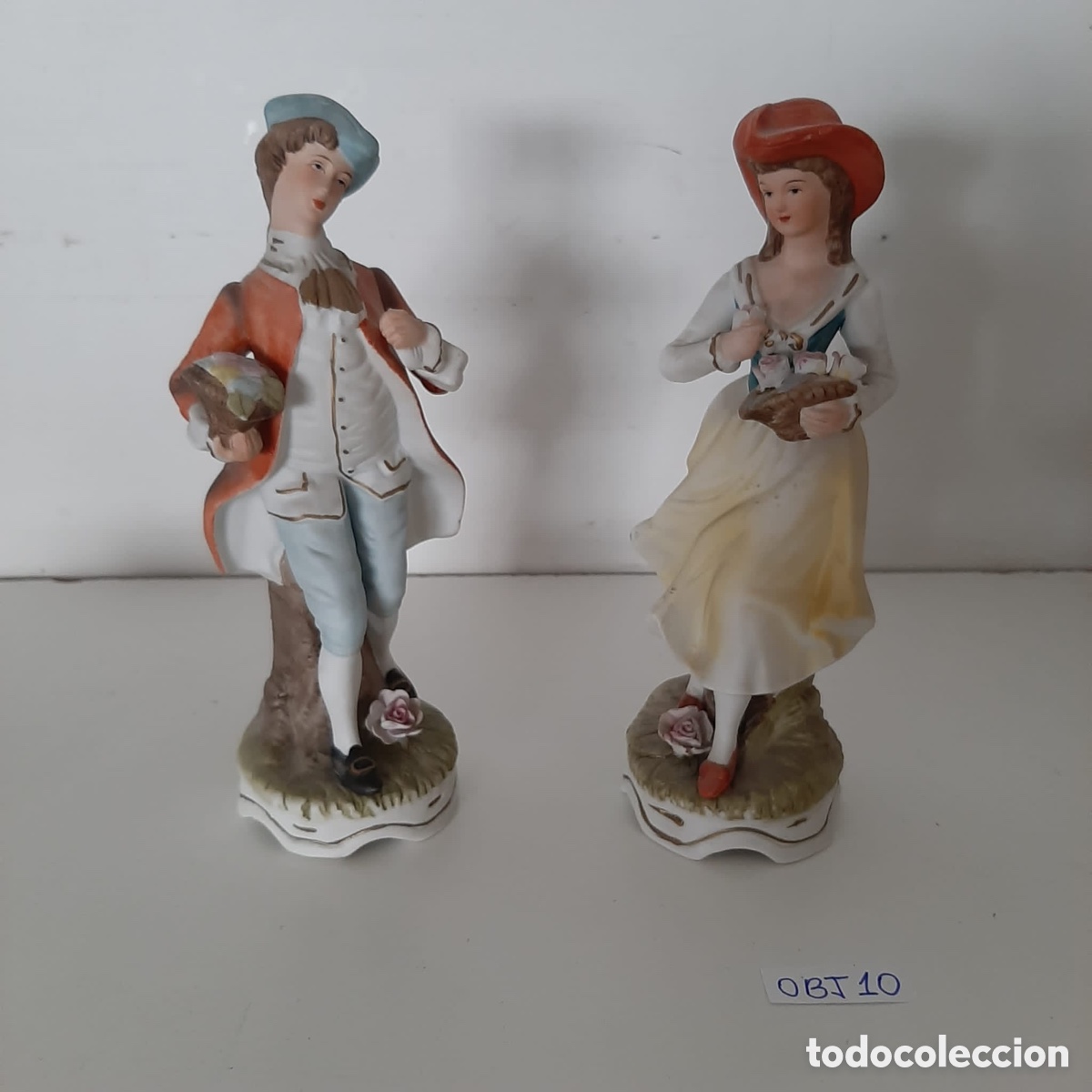 Antig&uuml;edades: Figura porcelana de &eacute;poca - Foto 1