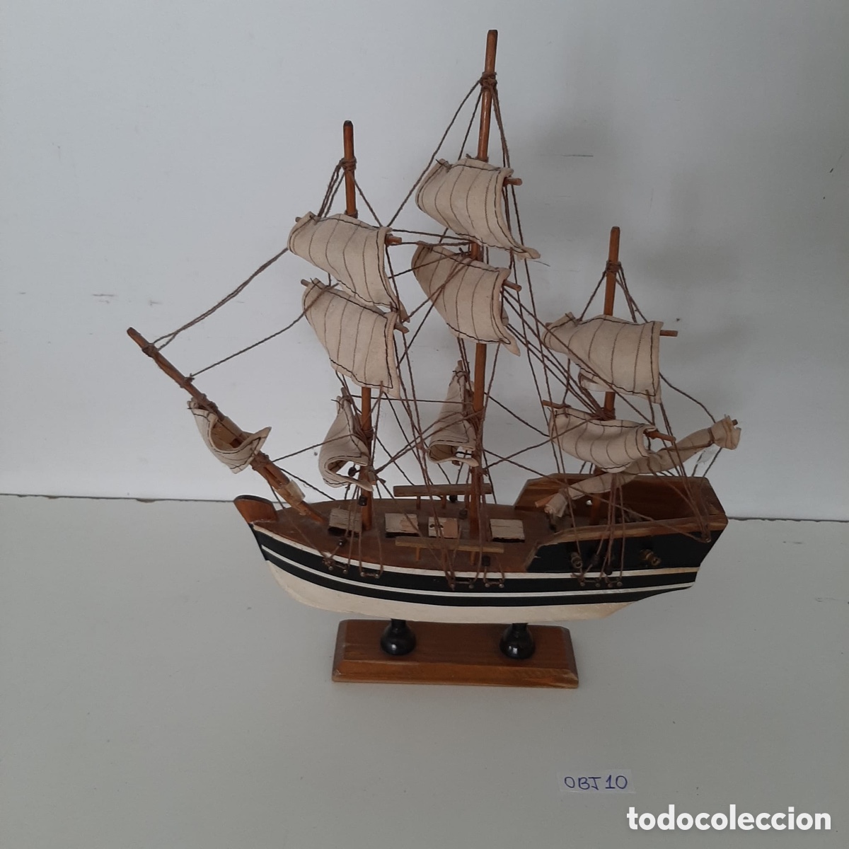 Antig&uuml;edades: Barco de madera decoraci&oacute;n - Foto 2