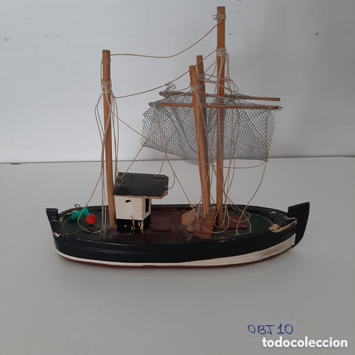 Antig&uuml;edades: Barco de madera decoraci&oacute;n - Foto 2
