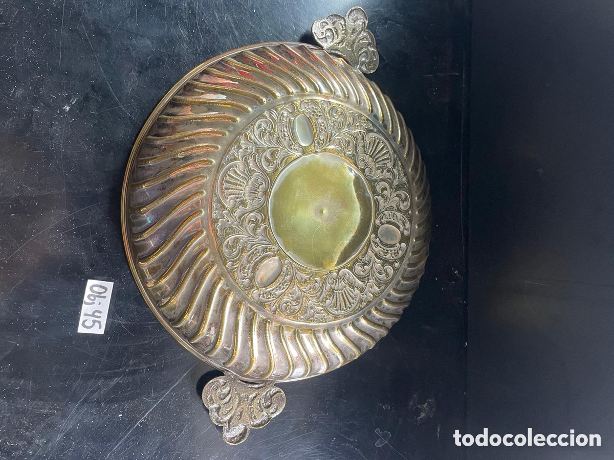 Antig&uuml;edades: Plato lat&oacute;n antiguo - Foto 2
