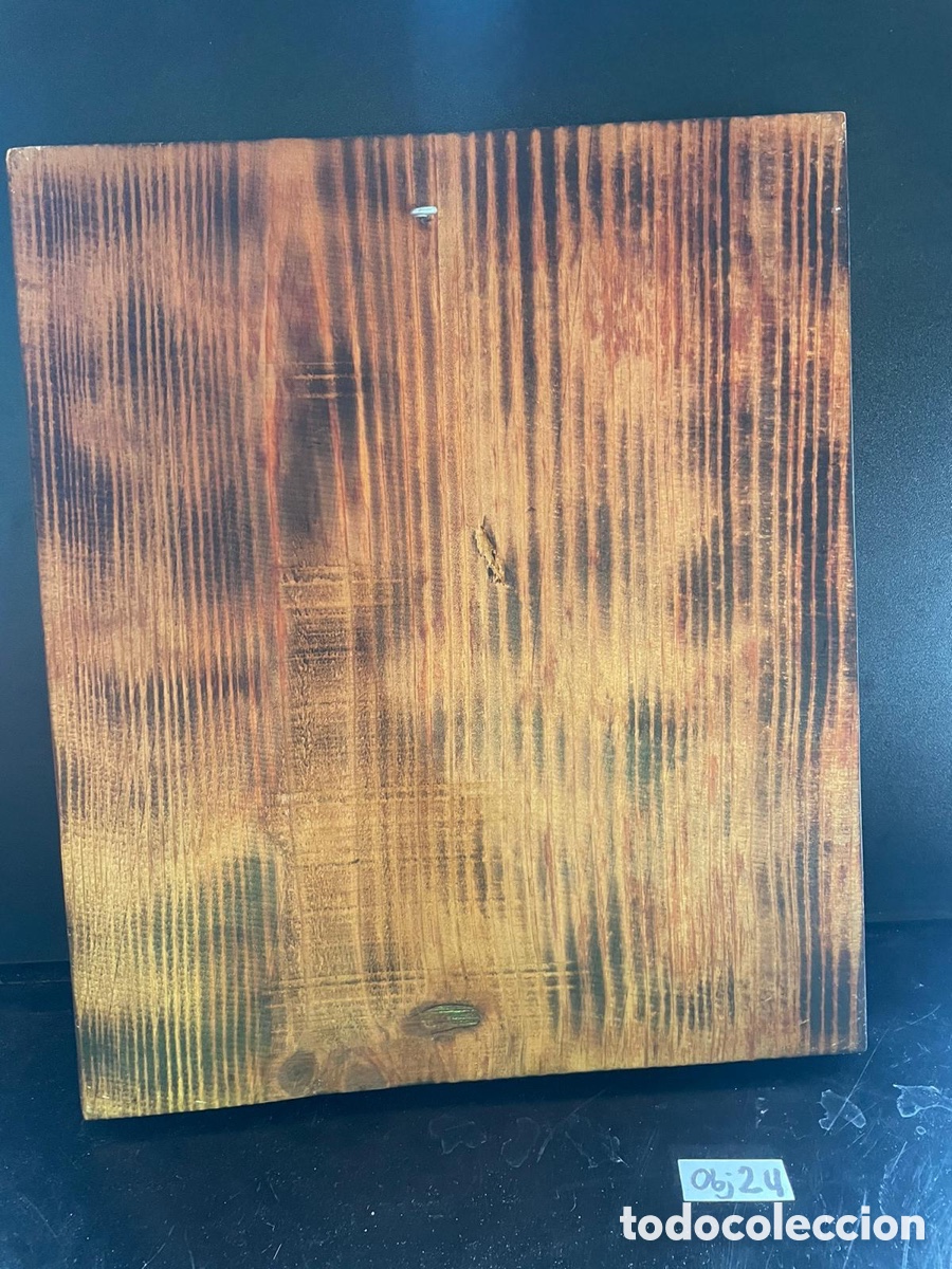 Antig&uuml;edades: Cuadro retrato , grabado en madera - Foto 2