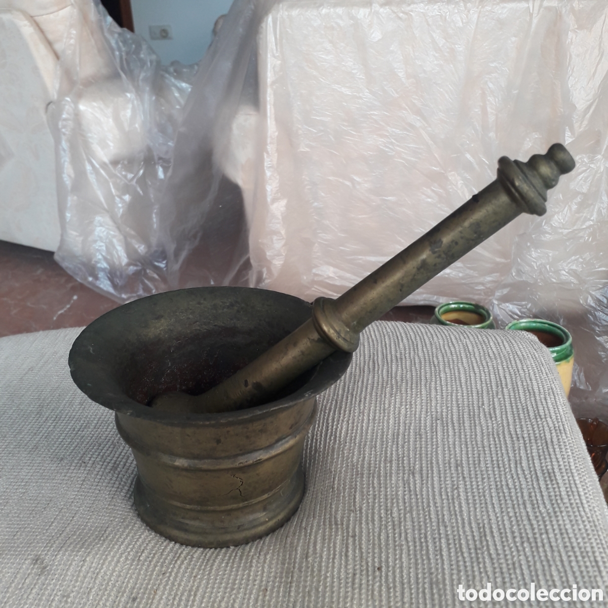 Antig&uuml;edades: Mortero de bronce - Foto 1