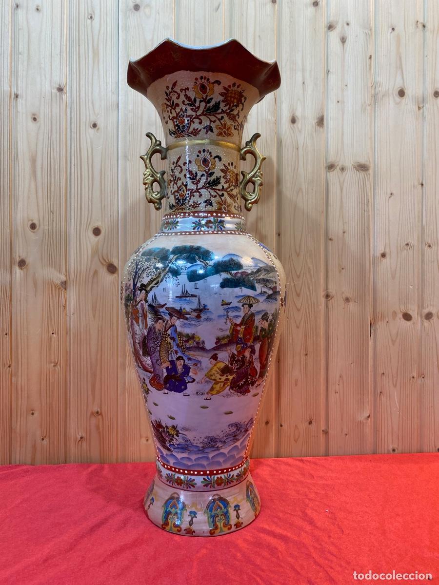 Antig&uuml;edades: JARRON CHINO CON 60 CM - Foto 4