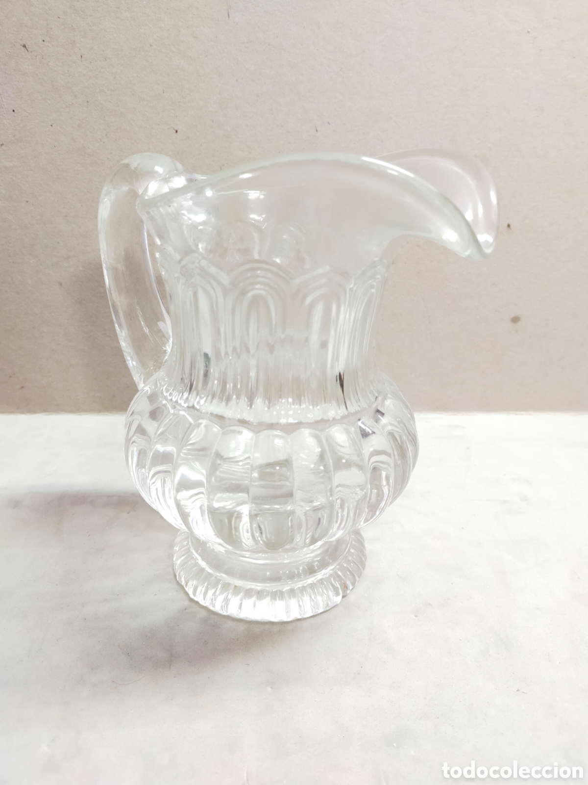 Antig&uuml;edades: JARRA DE CRISTAL. 16 CM. - Foto 3