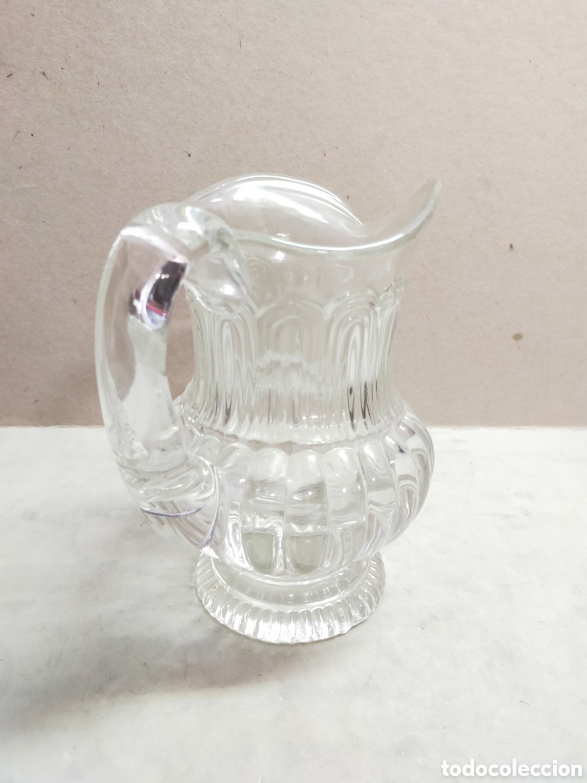 Antig&uuml;edades: JARRA DE CRISTAL. 16 CM. - Foto 5