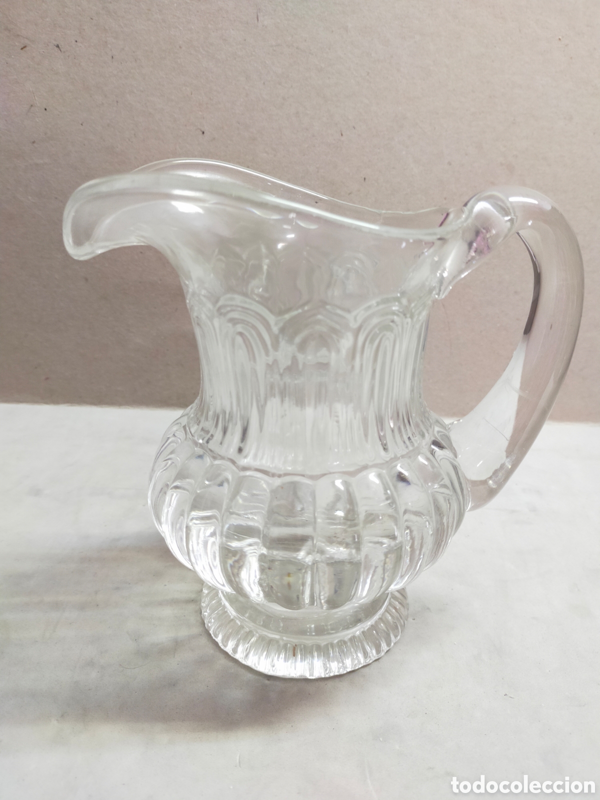 Antig&uuml;edades: JARRA DE CRISTAL. 16 CM. - Foto 9