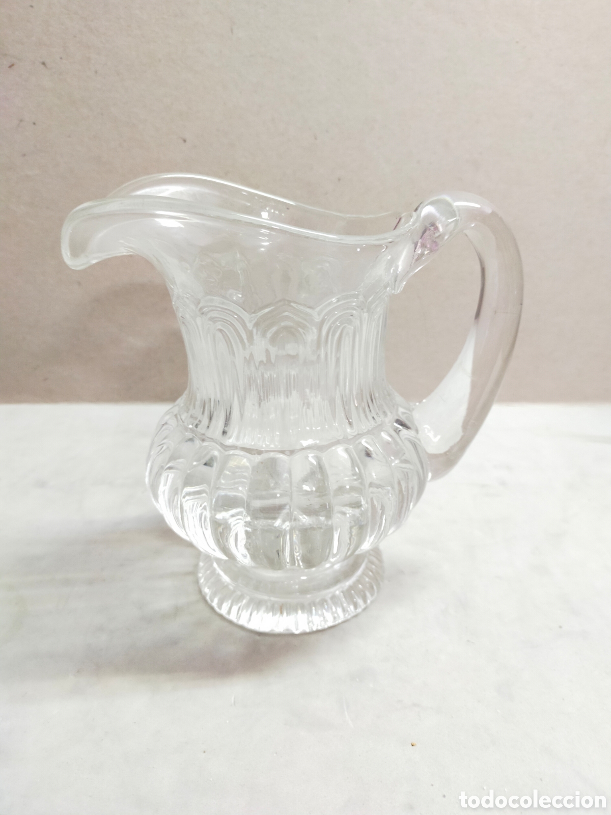 Antig&uuml;edades: JARRA DE CRISTAL. 16 CM. - Foto 12
