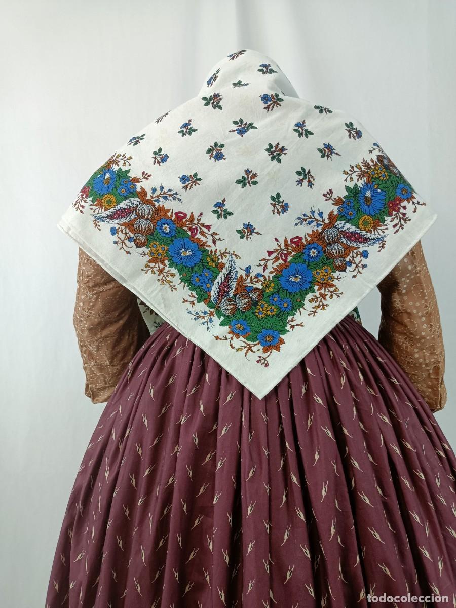 Antig&uuml;edades: Indiana, pa&ntilde;uelo de algod&oacute;n estampado en azul - Foto 1