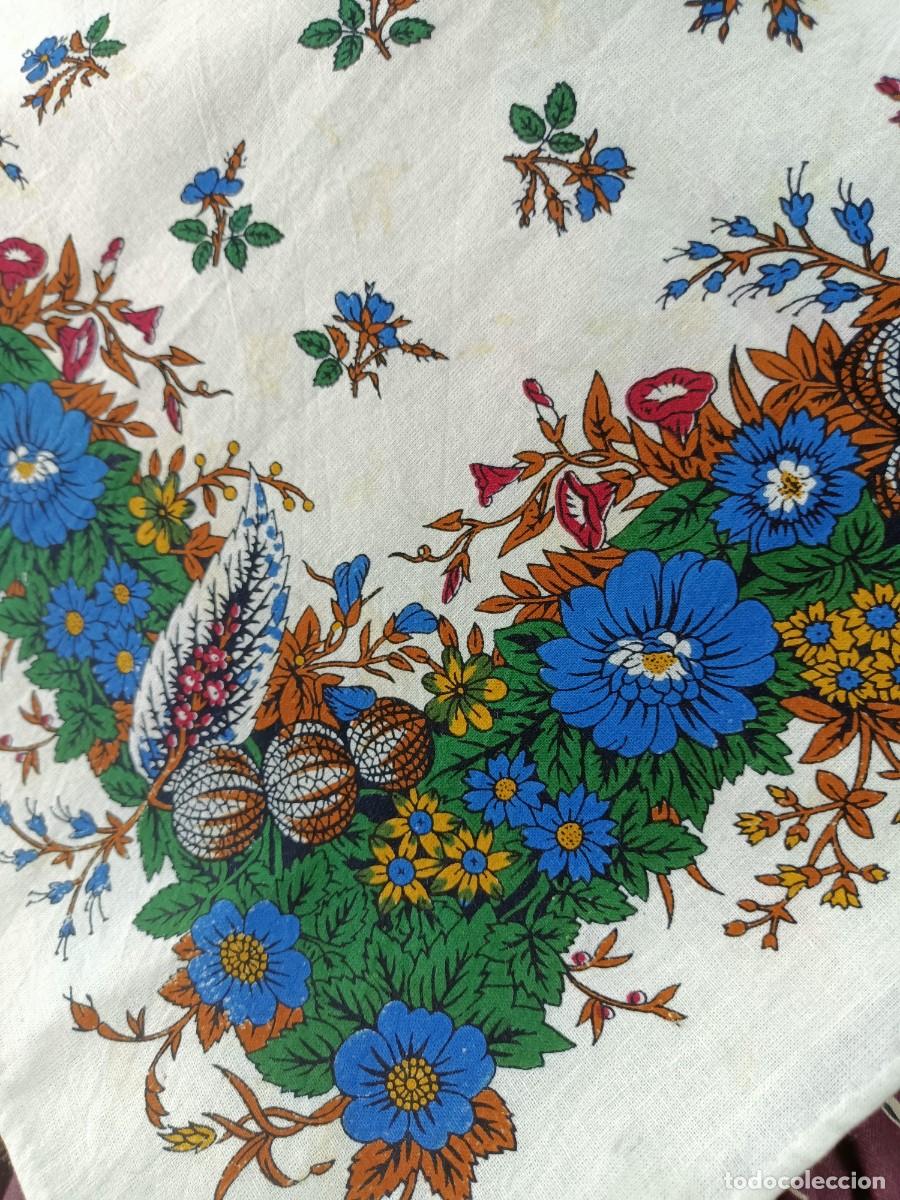 Antig&uuml;edades: Indiana, pa&ntilde;uelo de algod&oacute;n estampado en azul - Foto 28