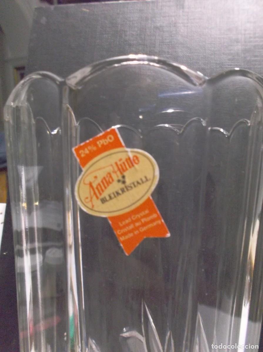 Antig&uuml;edades: JARRON DE CRISTAL CON FILIGRANAS DE RAMITOS. - Foto 3