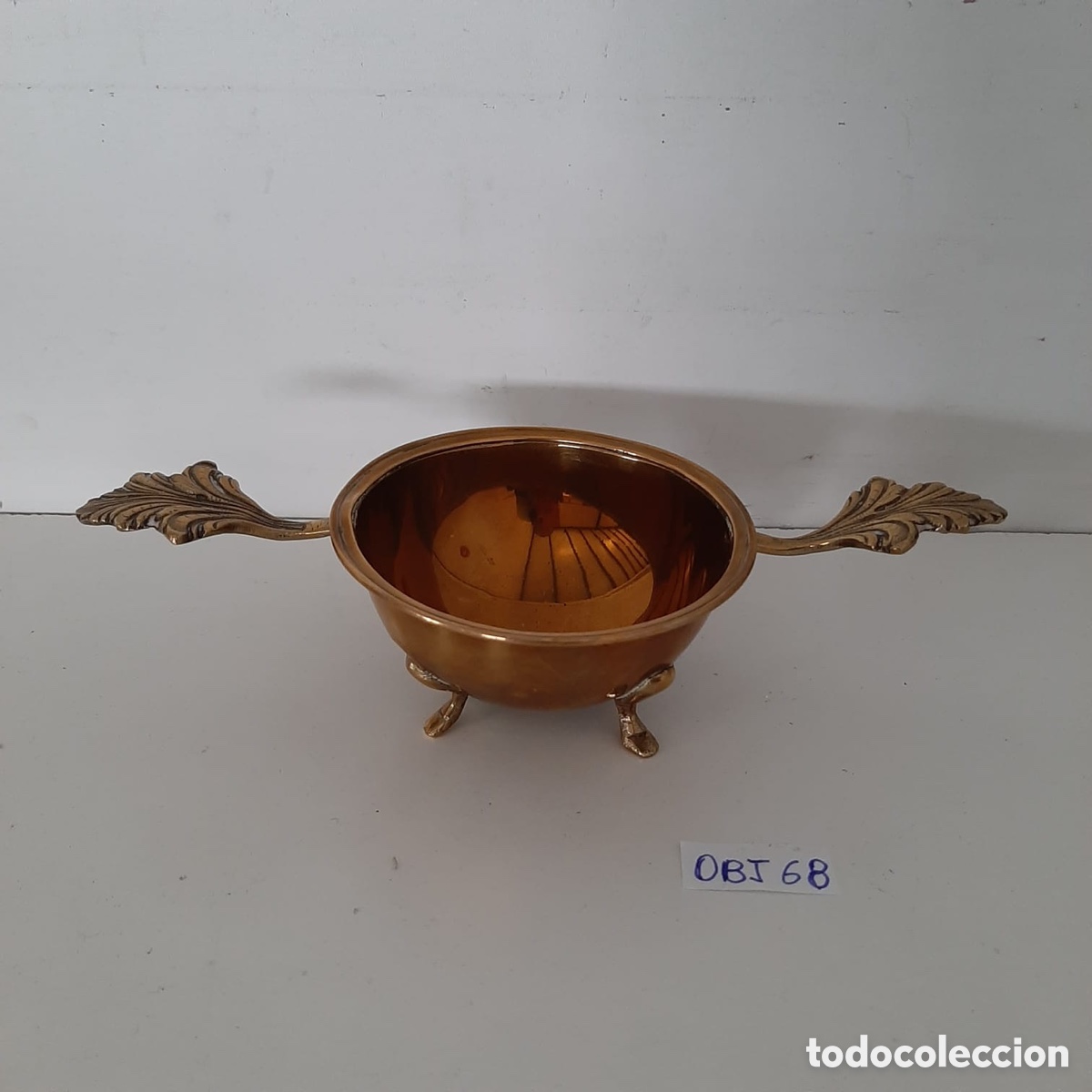 Antig&uuml;edades: compote de laton antiguo - Foto 1