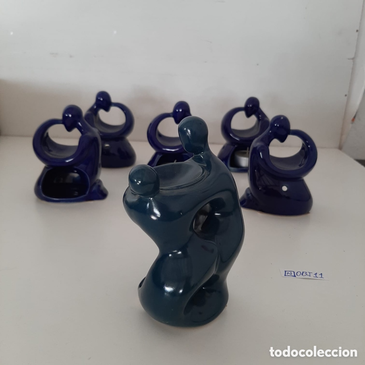 Antig&uuml;edades: Lote de porta velas - Foto 3
