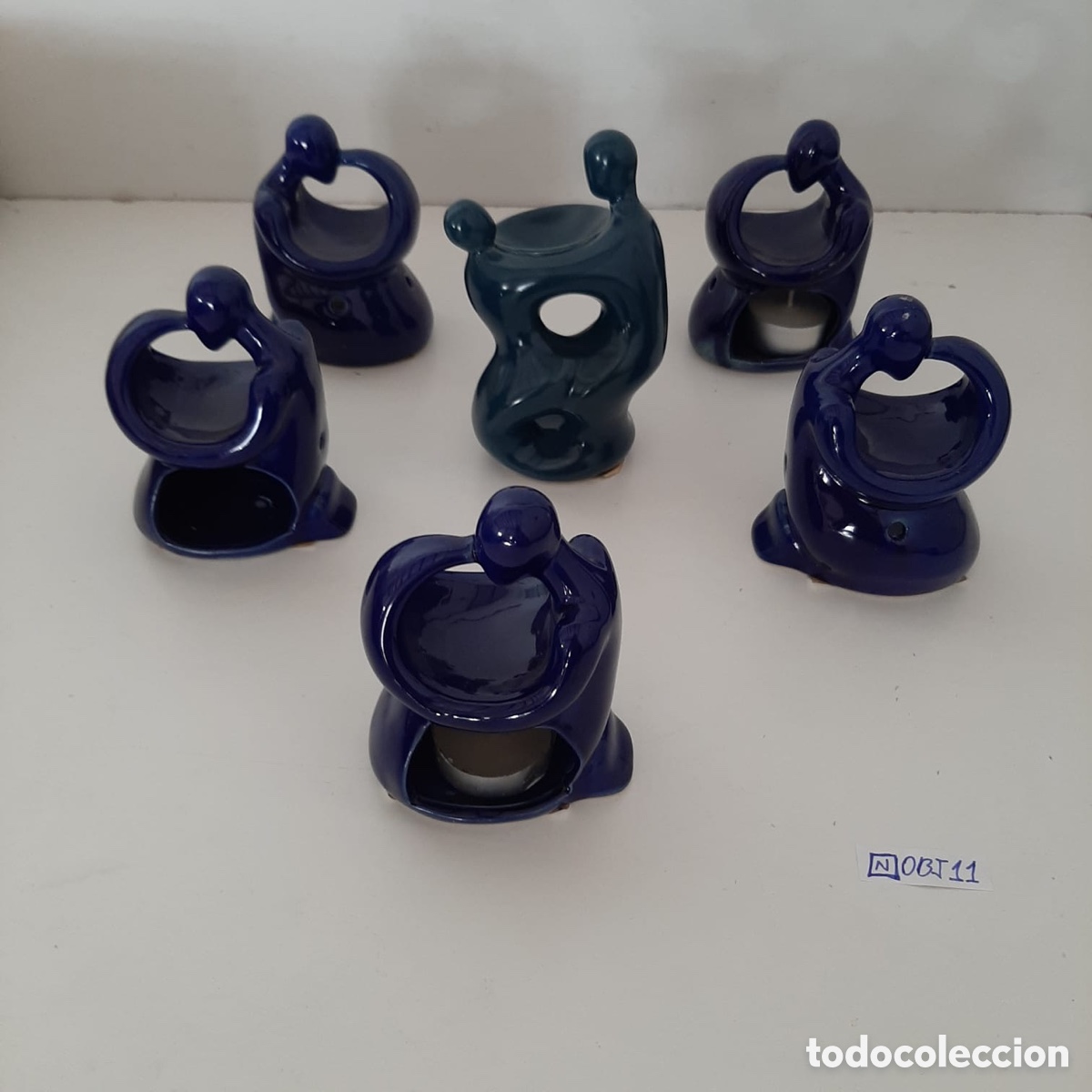Antig&uuml;edades: Lote de porta velas - Foto 1
