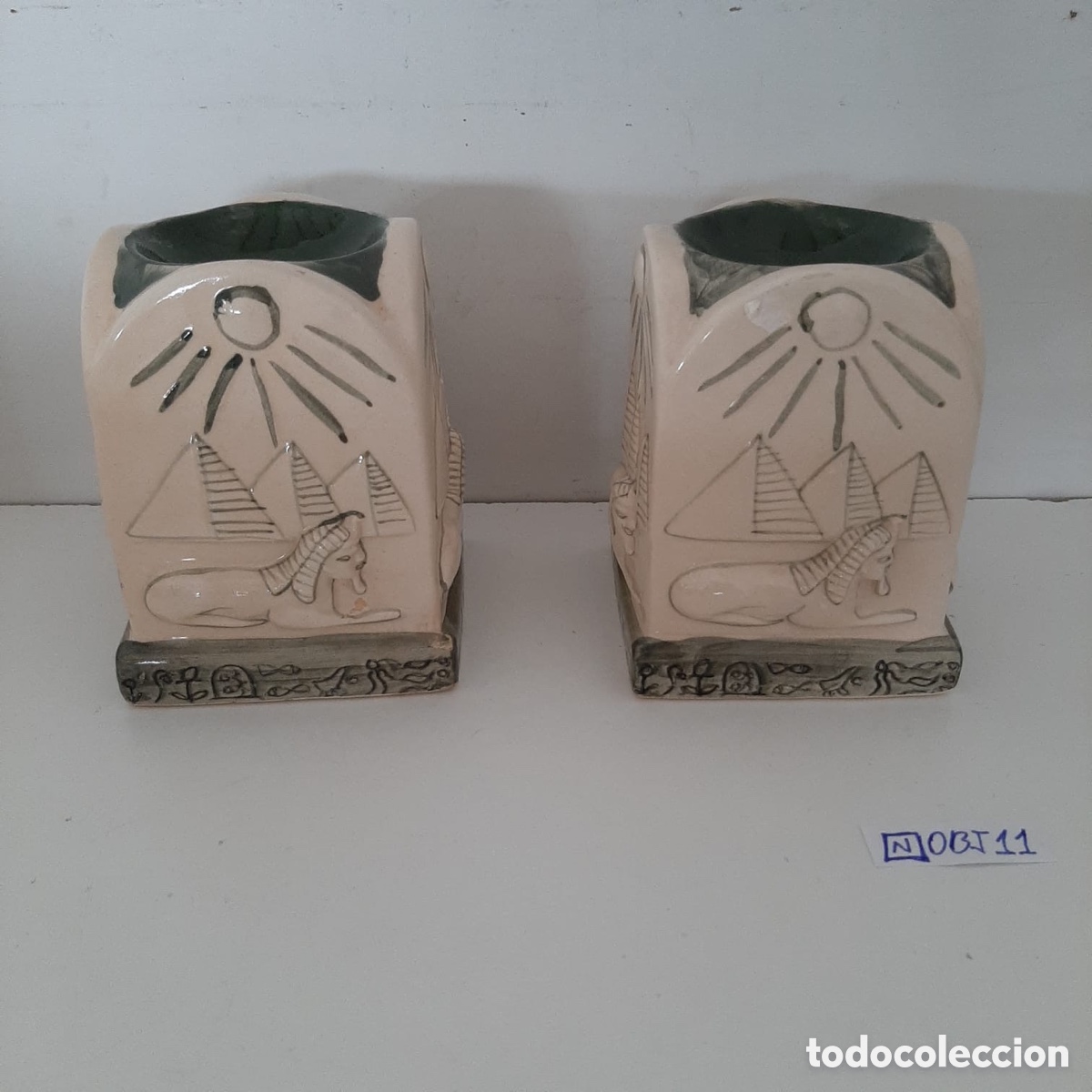 Antig&uuml;edades: Lote de porta velas - Foto 1