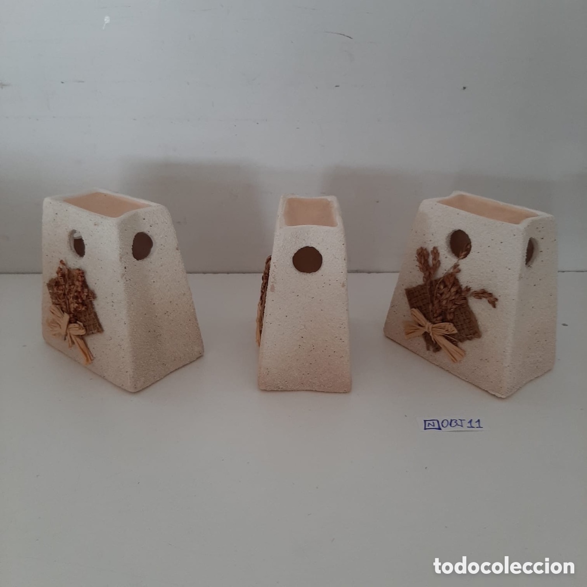 Antig&uuml;edades: Lote de porta velas - Foto 2