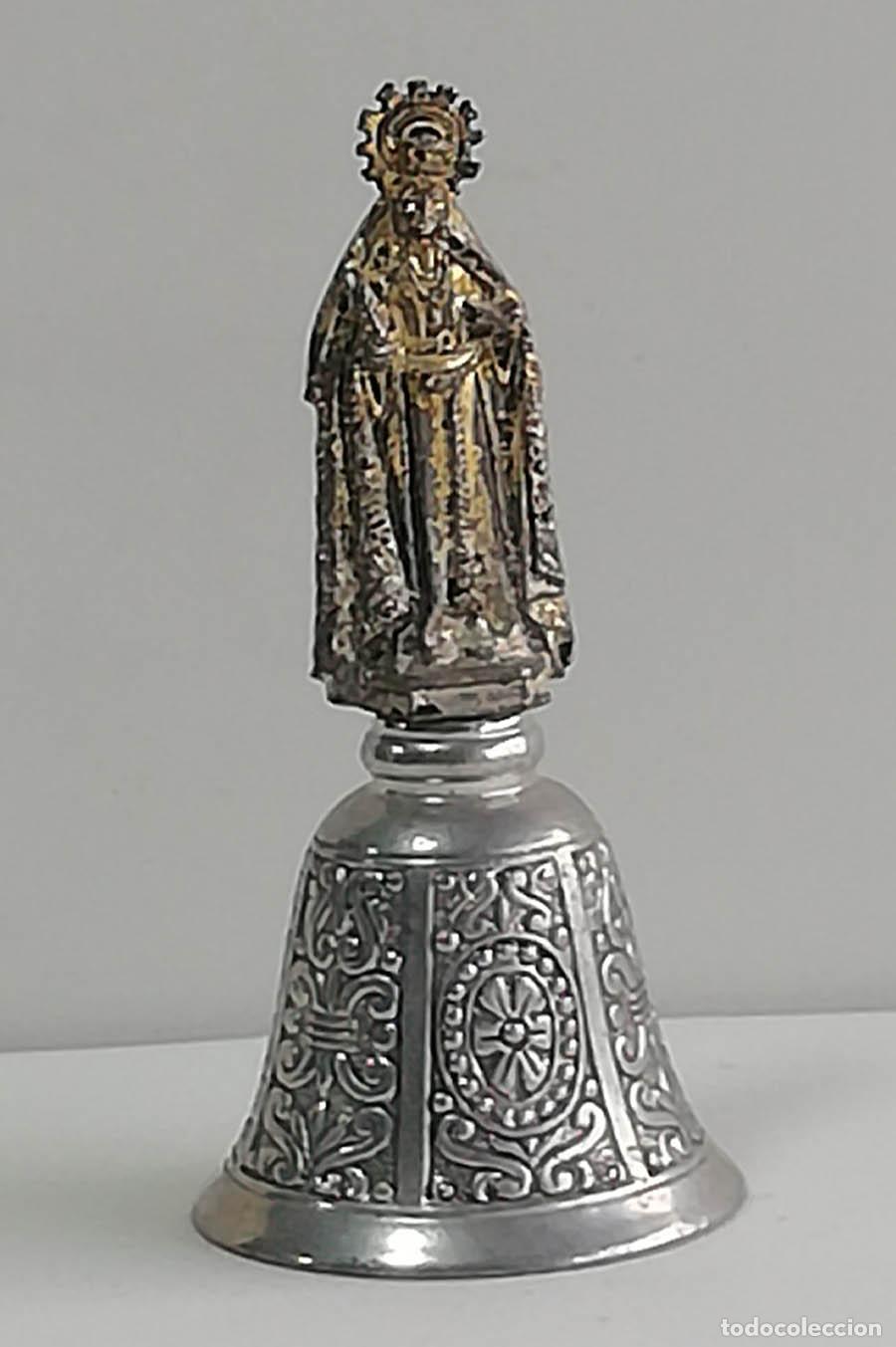 Antig&uuml;edades: Campanilla Virgen, 10 cm - Foto 1