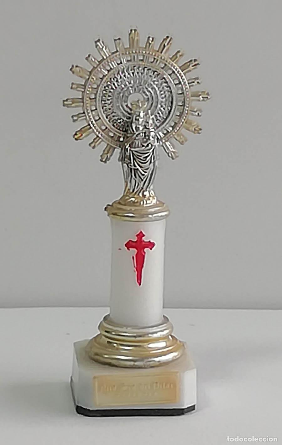 Antig&uuml;edades: Virgen del Pilar, 10 cm - Foto 1