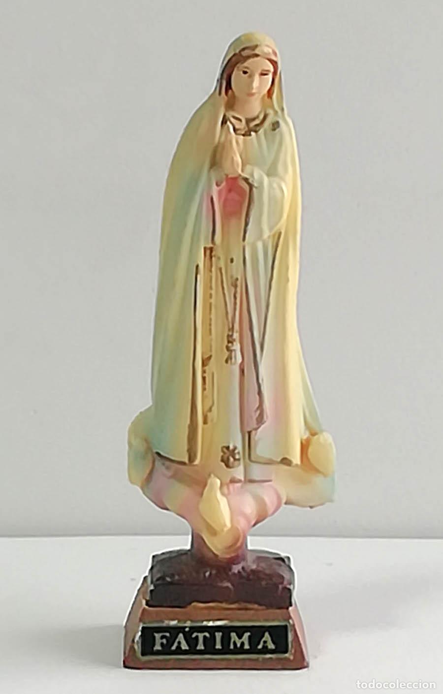 Antig&uuml;edades: Nuestra Se&ntilde;ora de F&aacute;tima, 11 cm - Foto 1