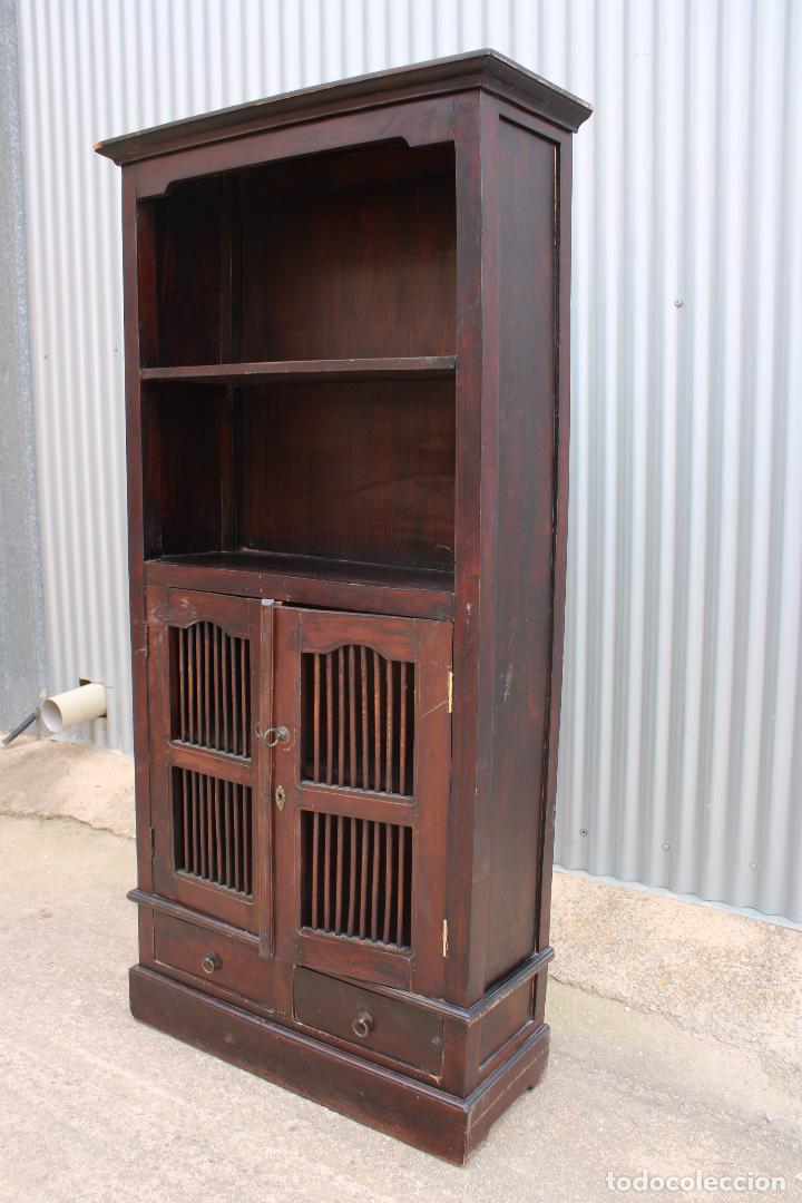 Antig&uuml;edades: mueble estanteria libros - Foto 4