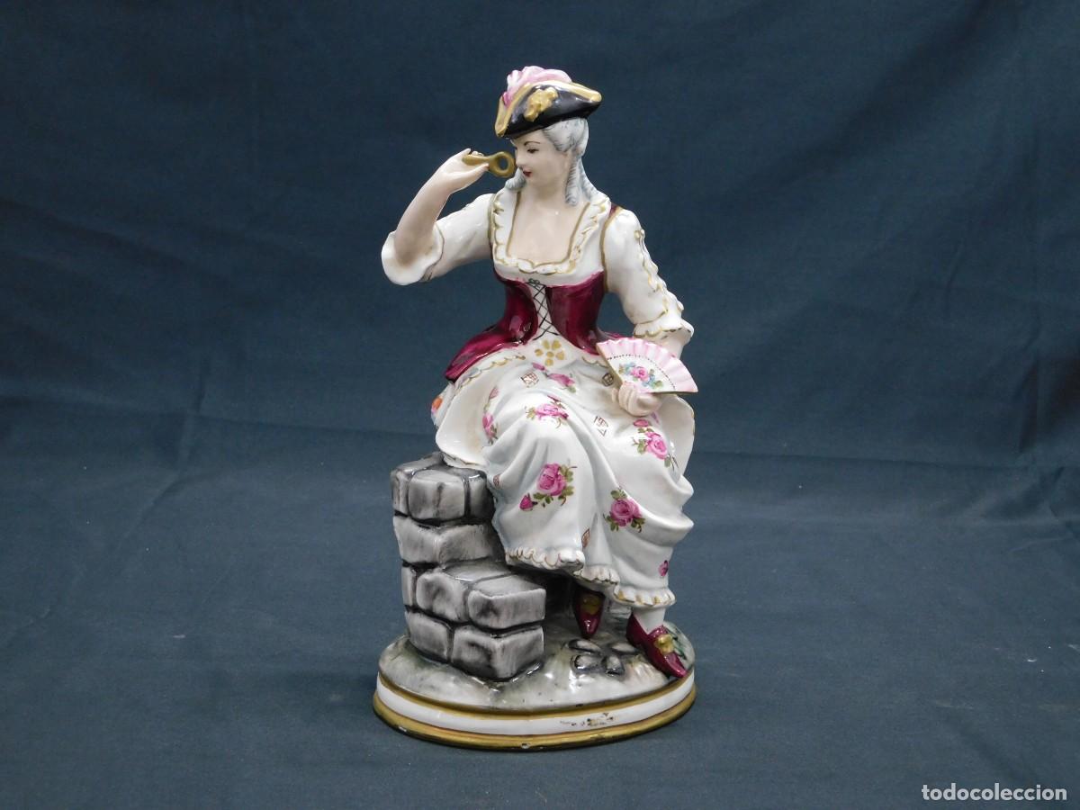 Antig&uuml;edades: Pareja de porcelanas - Foto 7