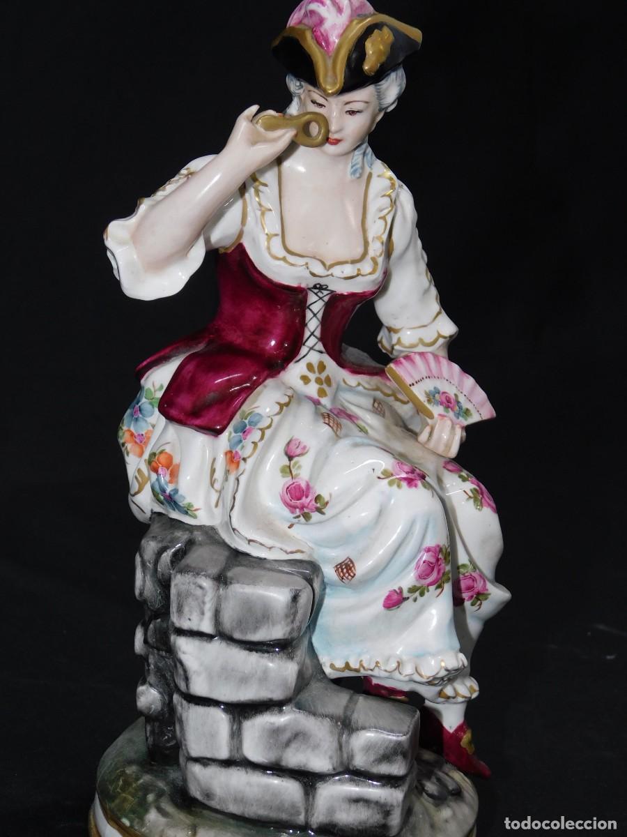 Antig&uuml;edades: Pareja de porcelanas - Foto 12