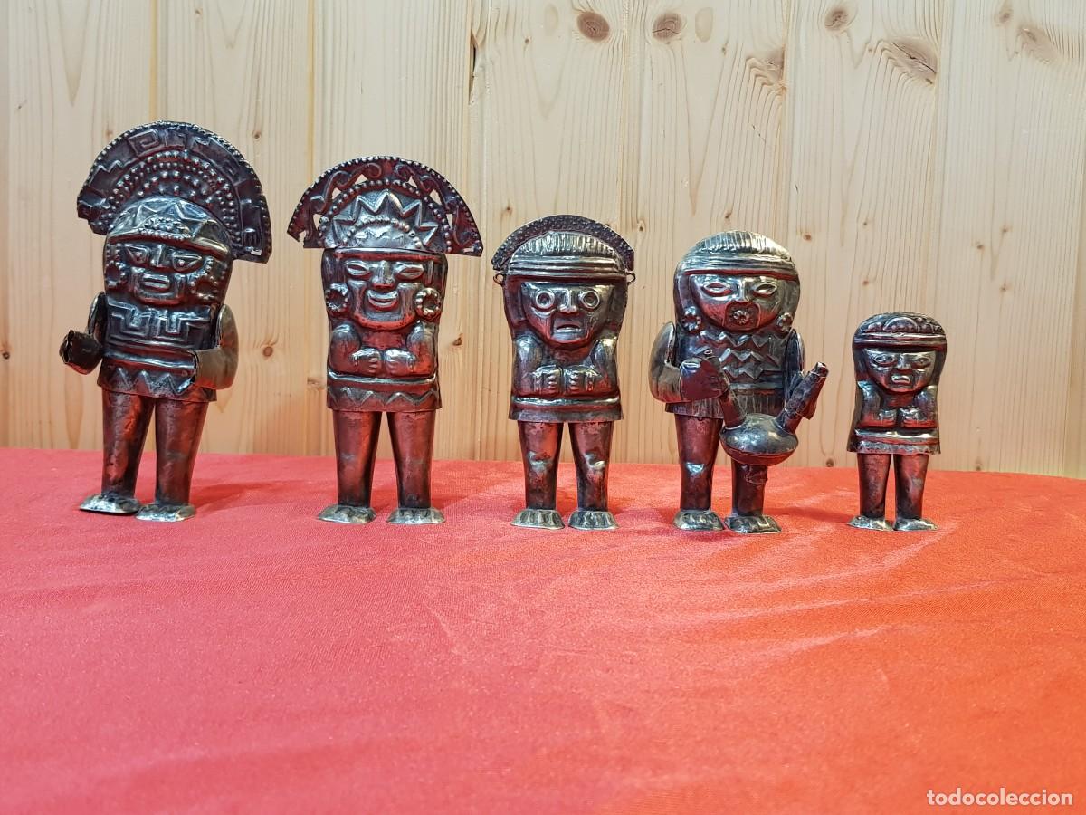 Antig&uuml;edades: FIGURAS AZTECAS PLATA PER&Ugrave; - Foto 1