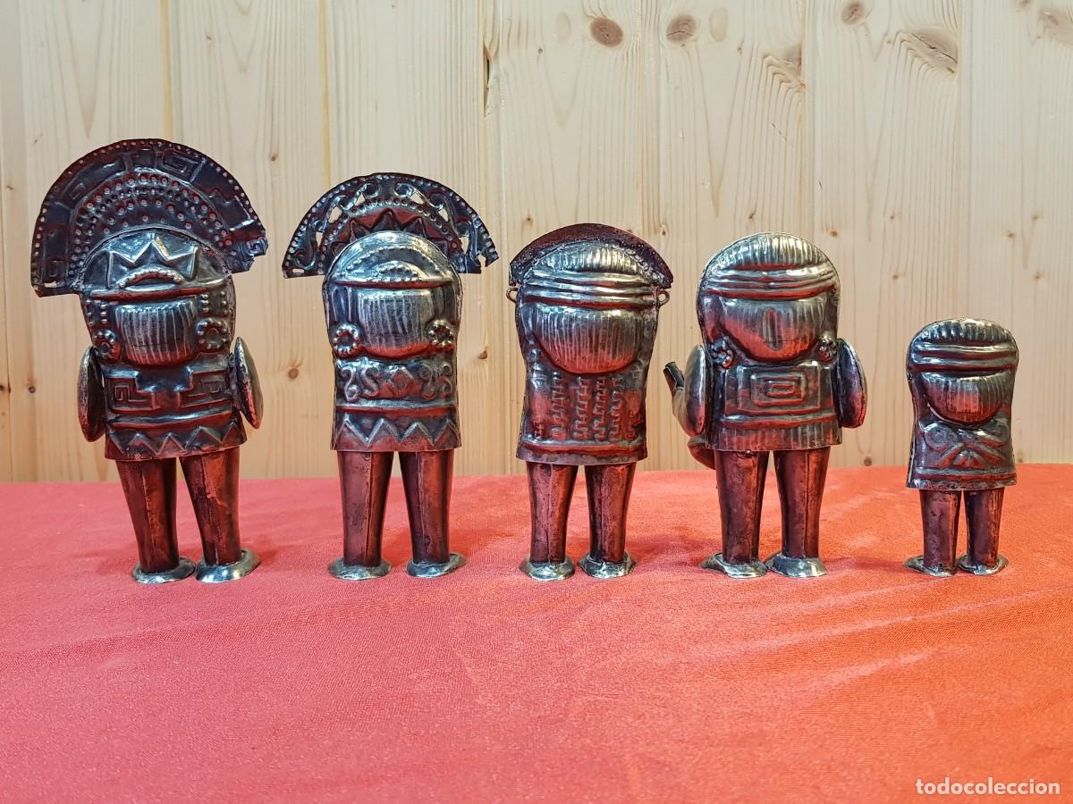 Antig&uuml;edades: FIGURAS AZTECAS PLATA PER&Ugrave; - Foto 2