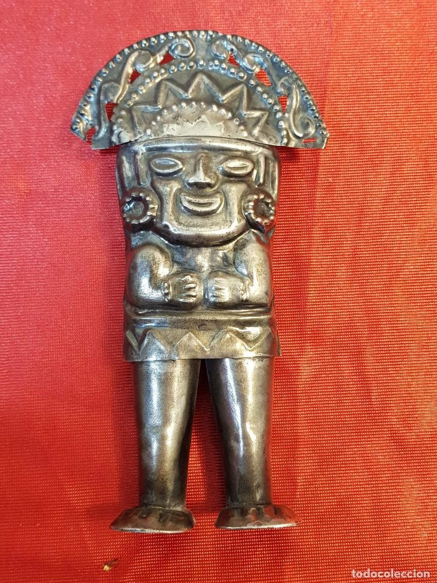 Antig&uuml;edades: FIGURAS AZTECAS PLATA PER&Ugrave; - Foto 5