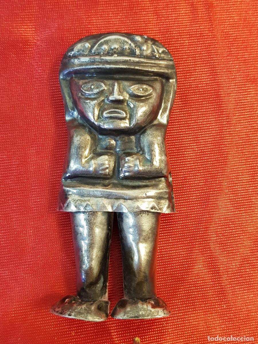 Antig&uuml;edades: FIGURAS AZTECAS PLATA PER&Ugrave; - Foto 8