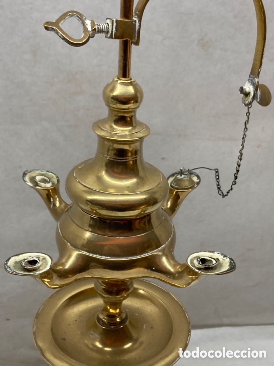 Antig&uuml;edades: L&aacute;mpara aceite - Foto 3