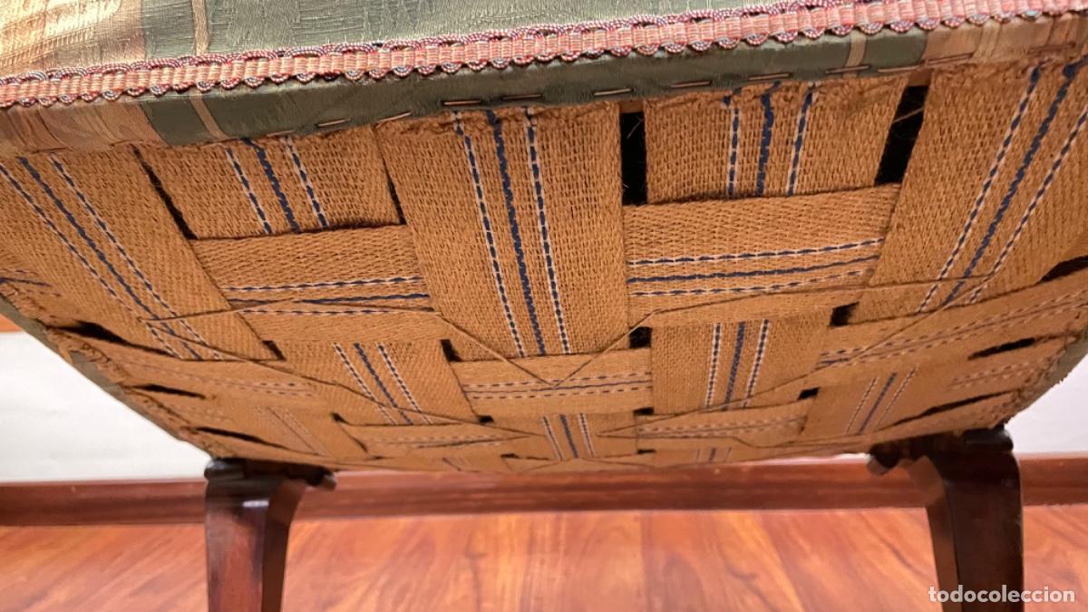 Antig&uuml;edades: Soberbio sill&oacute;n de nogal - Foto 4