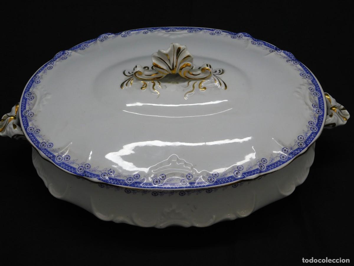 Antig&uuml;edades: Sopera de Porcelana - Foto 2