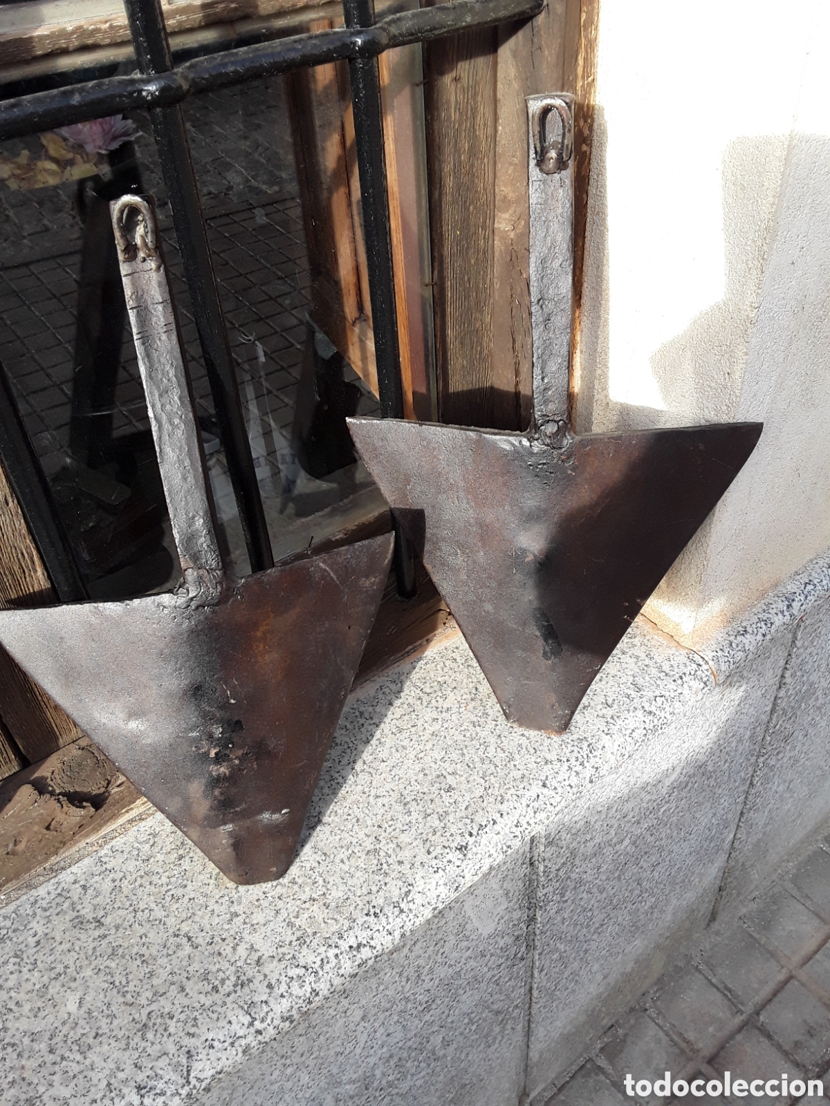 Antig&uuml;edades: Apliques de forja ( par ) - Foto 6