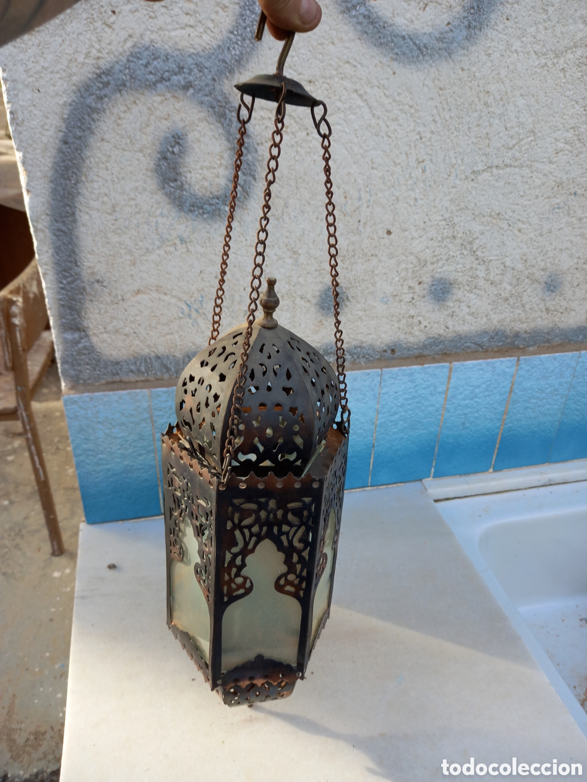 Antig&uuml;edades: ANTIGUA LAMPARA CREO - Foto 2