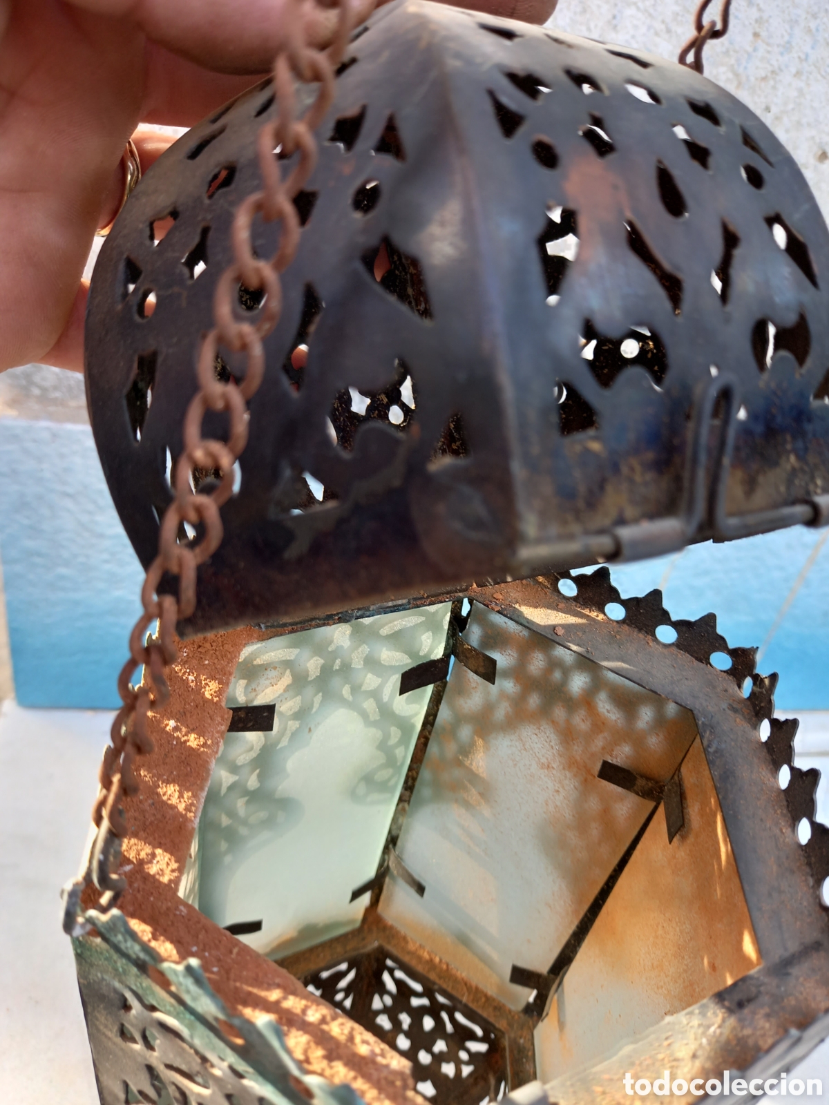 Antig&uuml;edades: ANTIGUA LAMPARA CREO - Foto 5