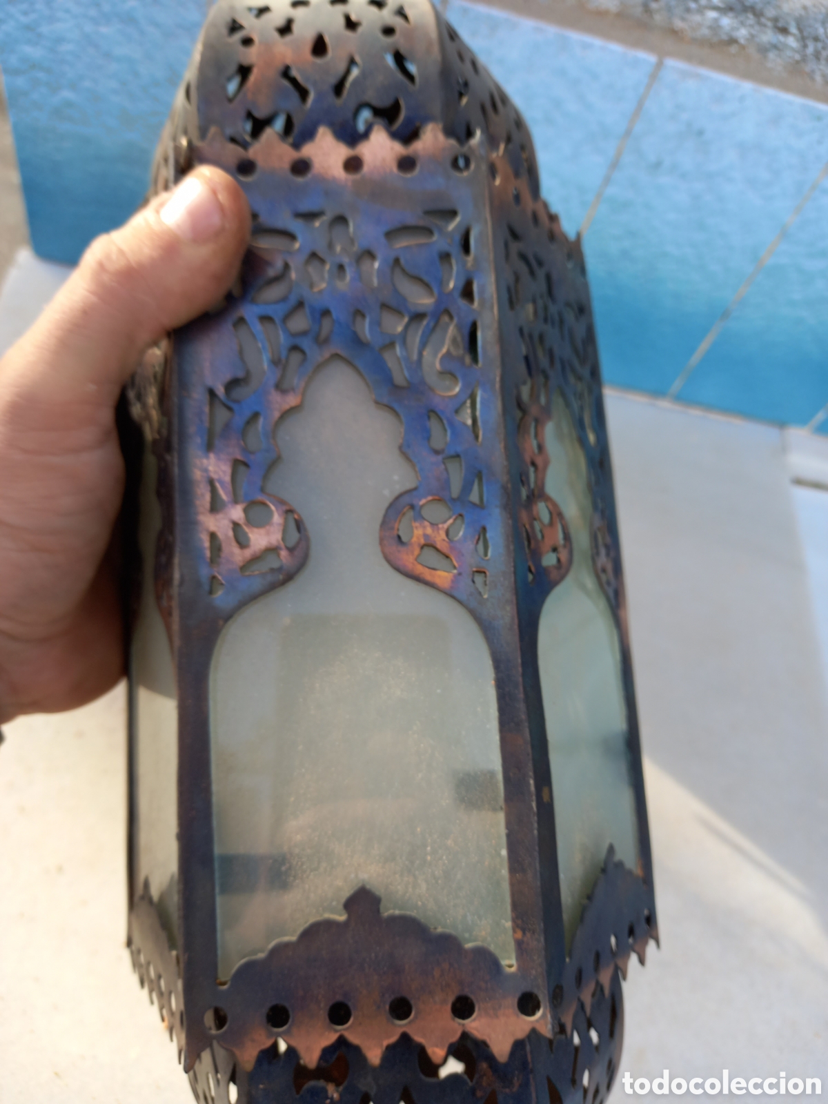 Antig&uuml;edades: ANTIGUA LAMPARA CREO - Foto 9