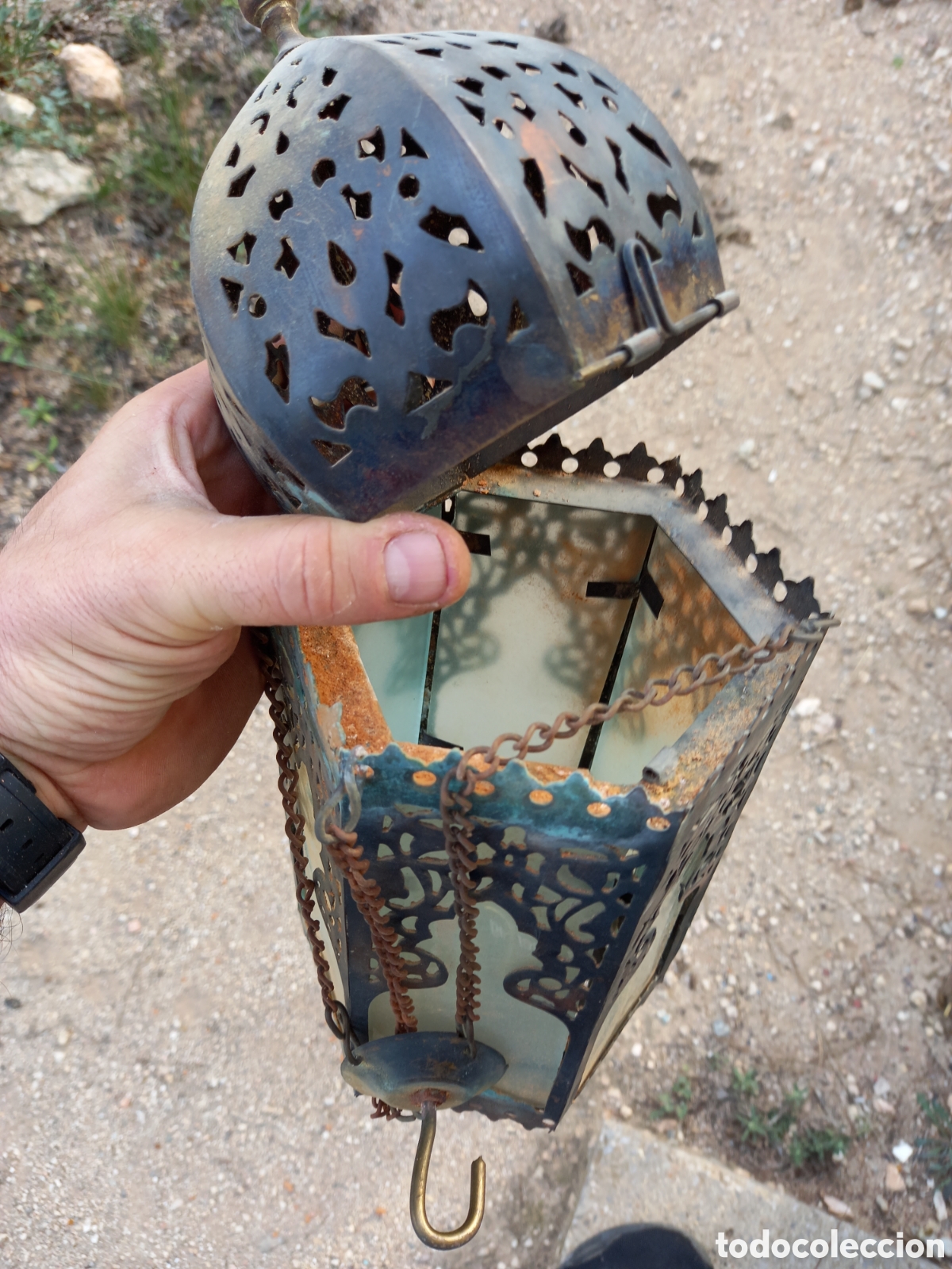 Antig&uuml;edades: ANTIGUA LAMPARA CREO - Foto 10