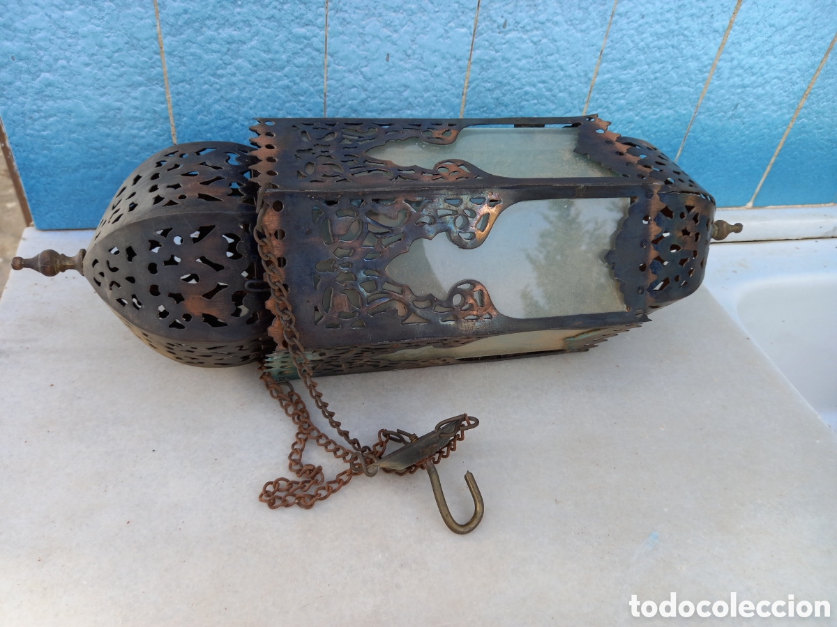 Antig&uuml;edades: ANTIGUA LAMPARA CREO - Foto 14