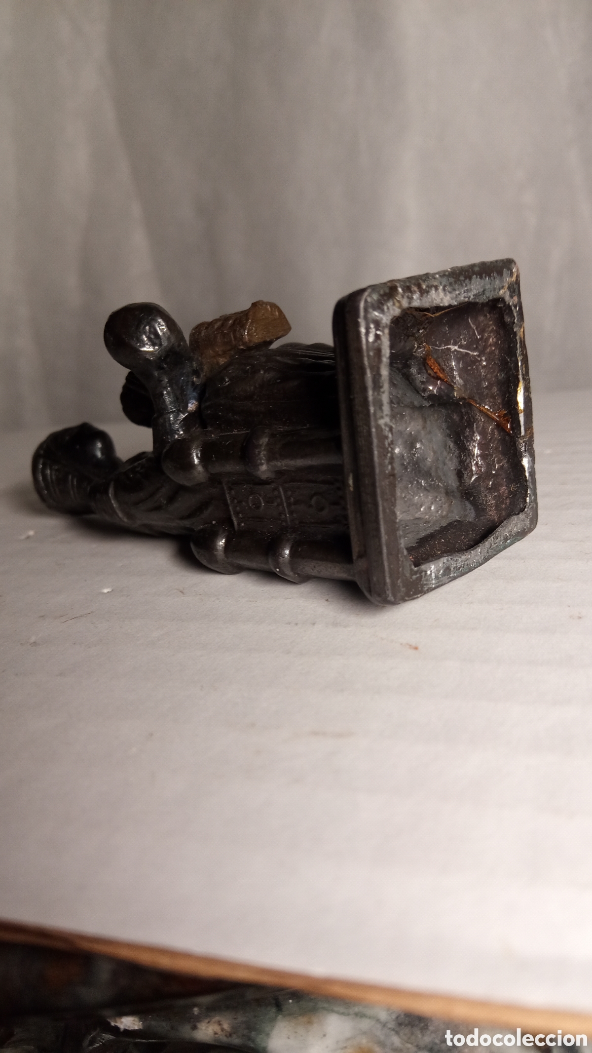 Antig&uuml;edades: BRONCE - figura Virgen de Montserrat (Moreneta) - Foto 12