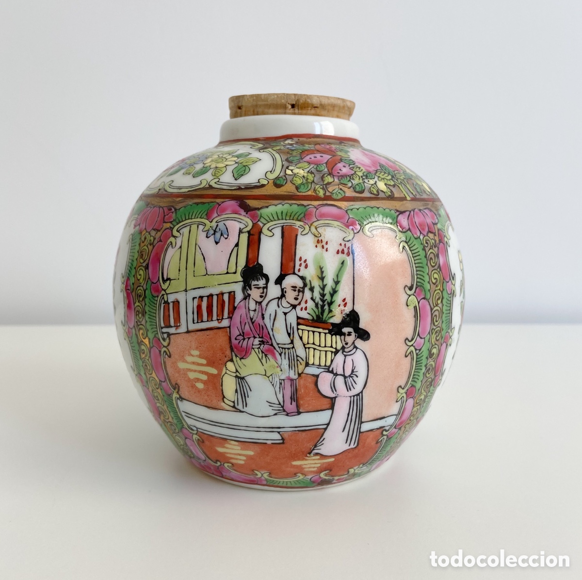 Antig&uuml;edades: Tarro jengibre chino tipo cantones - Foto 1