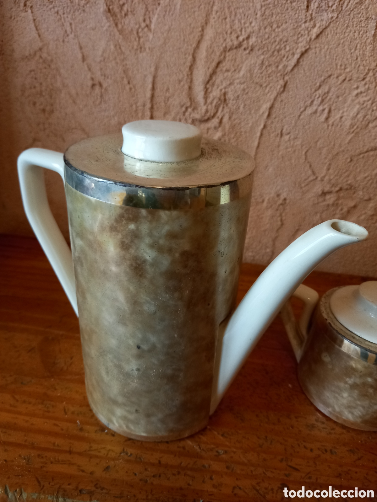 Antig&uuml;edades: CAFETERA ?Y TAZA VINTAGE - Foto 3