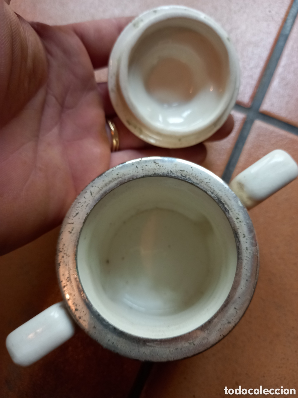 Antig&uuml;edades: CAFETERA ?Y TAZA VINTAGE - Foto 7