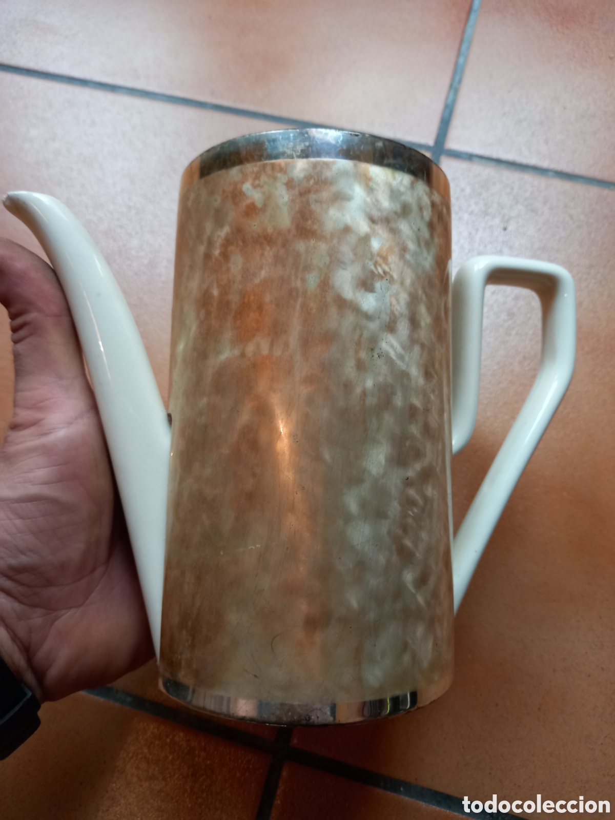 Antig&uuml;edades: CAFETERA ?Y TAZA VINTAGE - Foto 8