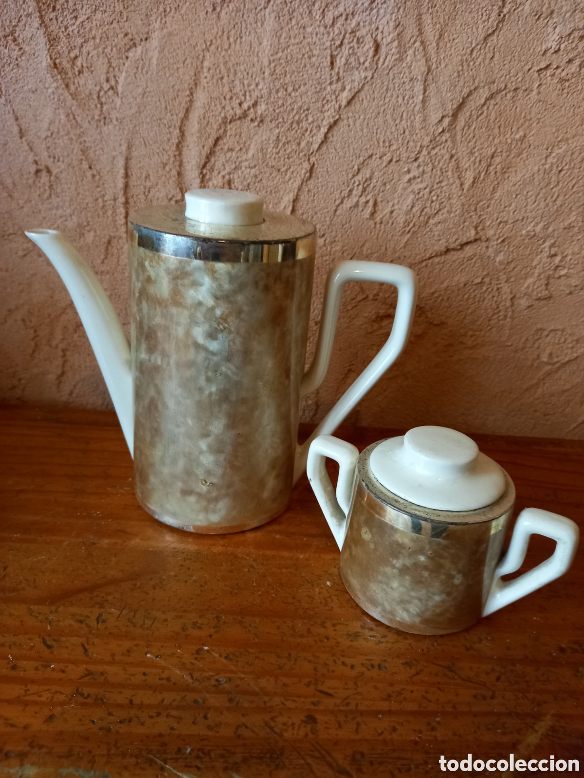 Antig&uuml;edades: CAFETERA ?Y TAZA VINTAGE - Foto 1