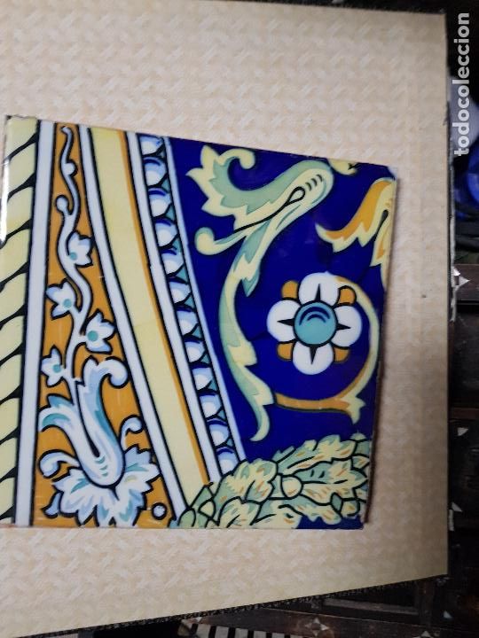 Antig&uuml;edades: AZULEJO DE EPOCA 0RIGINAL - Foto 1