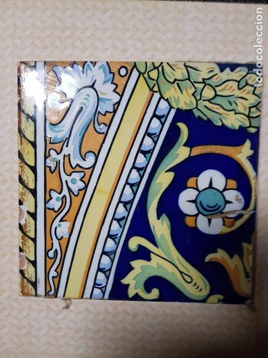 Antig&uuml;edades: AZULEJO DE EPOCA 0RIGINAL - Foto 1