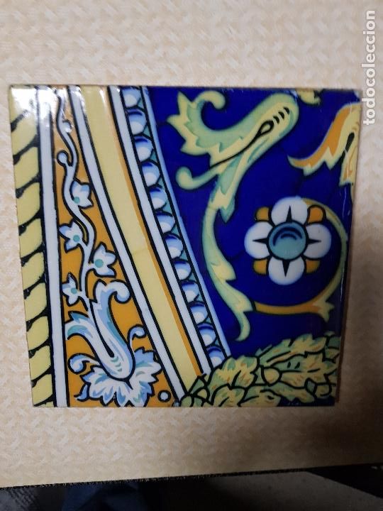 Antig&uuml;edades: AZULEJO DE EPOCA 0RIGINAL - Foto 1