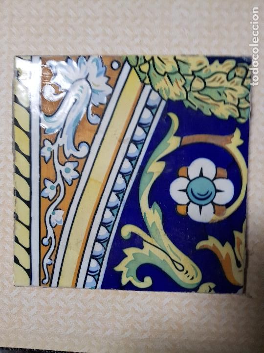 Antig&uuml;edades: AZULEJO DE EPOCA 0RIGINAL - Foto 1