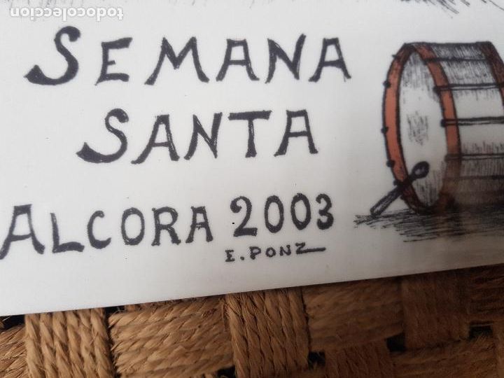 Antig&uuml;edades: SEMANA SANTA ALCORA AZULEJO - Foto 3