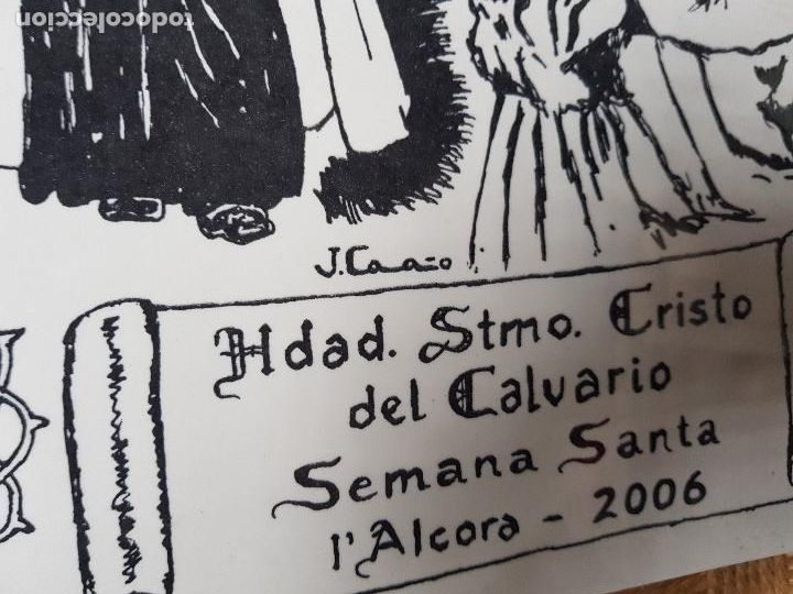 Antig&uuml;edades: SEMANA SANTA ALCORA AZULEJO - Foto 3